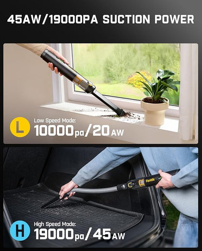 Fanttik Slim V10 APEX Cordless Car Vacuum, 4-in-1 Portable Mini Handheld Vac