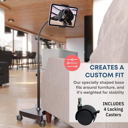 LEVO Adjustable Height Floor Stand on Wheels