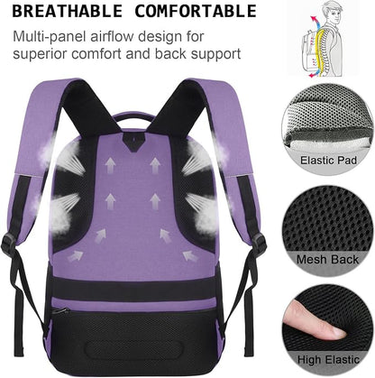 Laptop Backpack, Business Travel Anti Theft Slim Durable Laptops Backpack