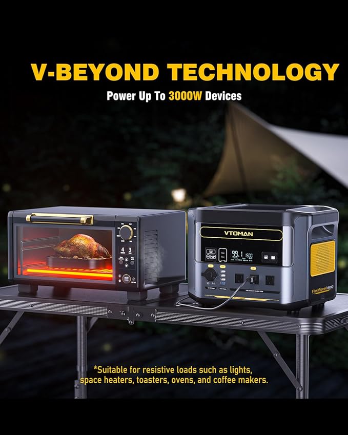 VTOMAN FlashSpeed 1500 Portable Power Station 1548Wh