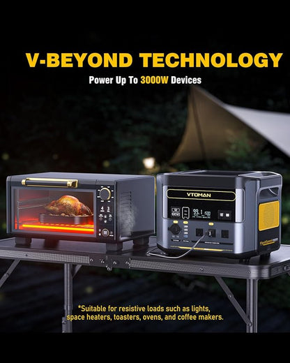 VTOMAN FlashSpeed 1500 Portable Power Station 1548Wh