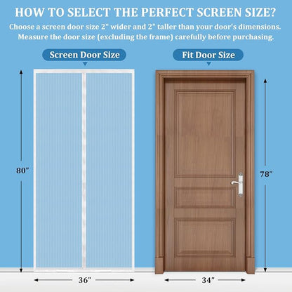 Magnetic Screen Door