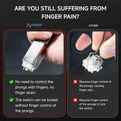 KEMOVE P10 2-in-1 Switch Puller Keycap Puller