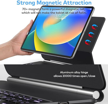 Keyboard Case for iPad Air 13 and iPad Pro 12.9 inch 6th / 5th / 4th / 3rd