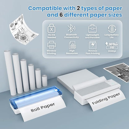 vretti P83 Portable Printers Wireless