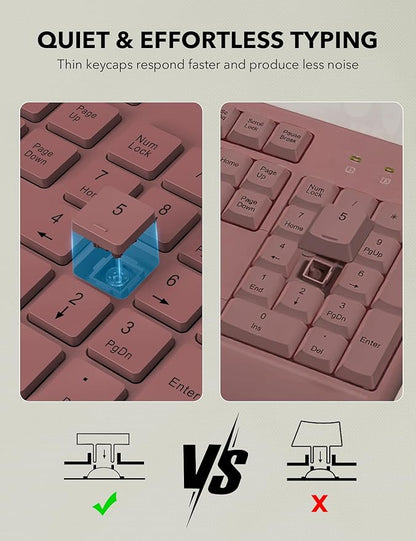 Wireless Keyboard and Mouse Combo