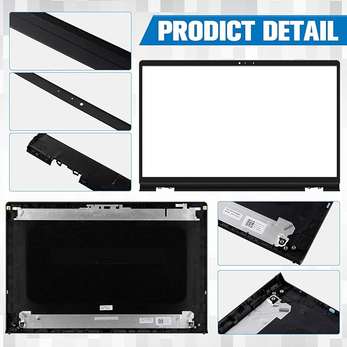 Konohan 4 Pack Replacement LCD Back Laptop Computer Replacement Parts Cover Top
