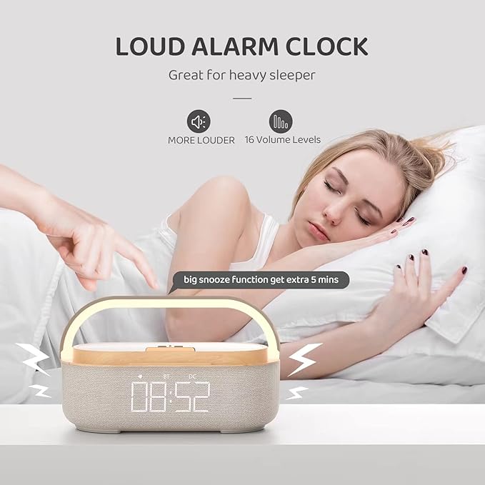 Bluetooth Speaker Alarm Clock