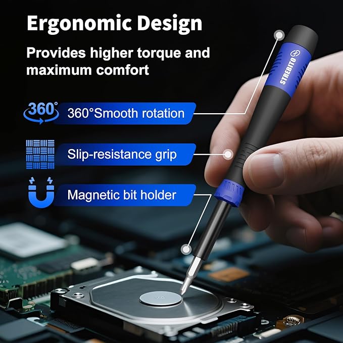 STREBITO Small Precision Screwdriver Set 64-piece