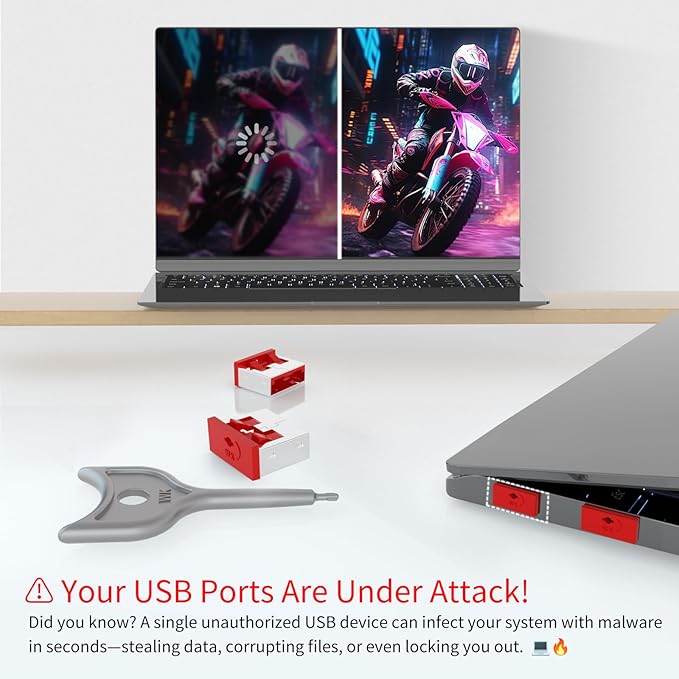 12PCS USB Metal Port Lock Blocker