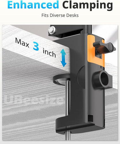 UBeesize Overhead Phone Mount Flexible Webcam Arm