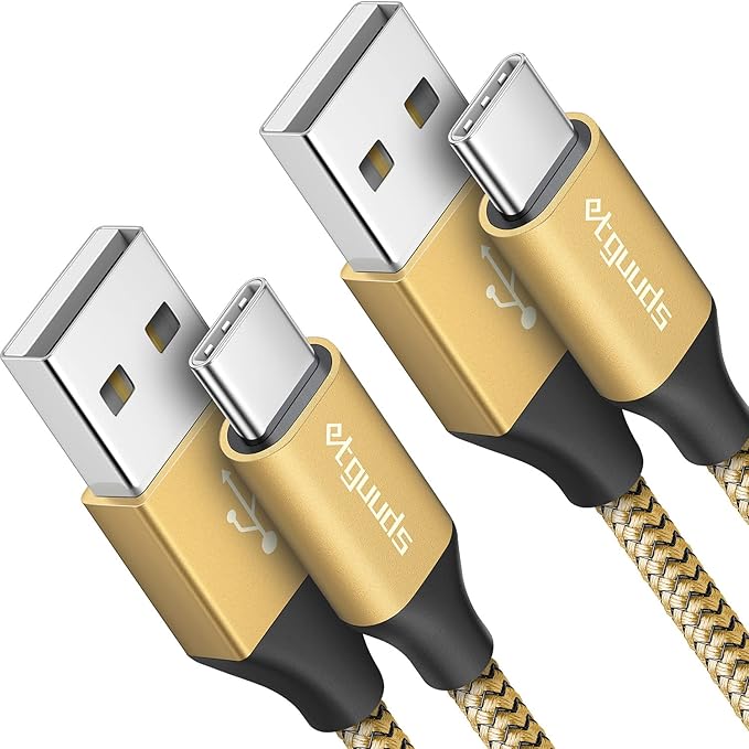 etguuds 6ft USB A to USB C Cable 3A Fast Charging,