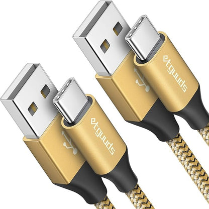 etguuds 6ft USB A to USB C Cable 3A Fast Charging,