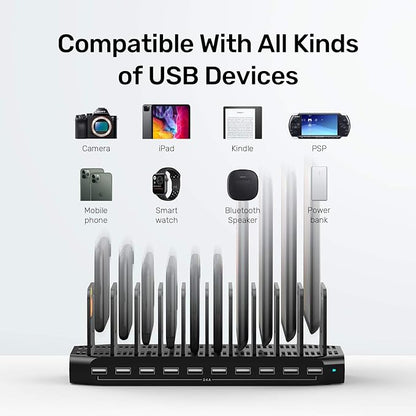【10PCS】 Unitek Multi Charging Station, 10-Port USB Charger