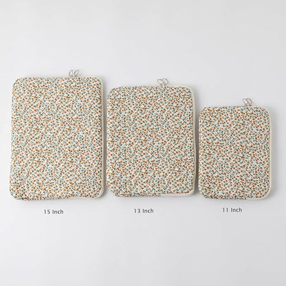Puffy Laptop Sleeve 13-15.6 Inch Cute Quilted Laptop Protective Case Padded