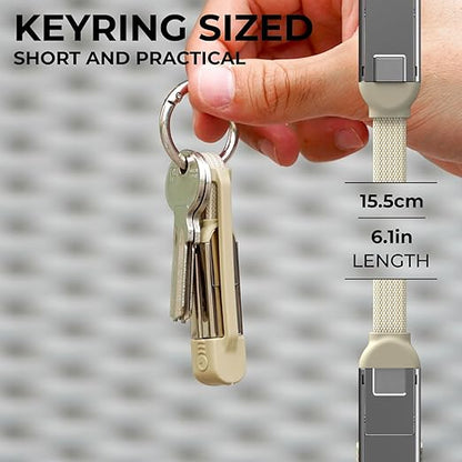 Rolling Square inCharge XS - 240W 4in1 Keyring Cable | Fast Charging & Data