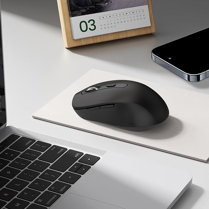 Wireless Mouse for Laptop, Chromebook, Silent Wireless Mouse