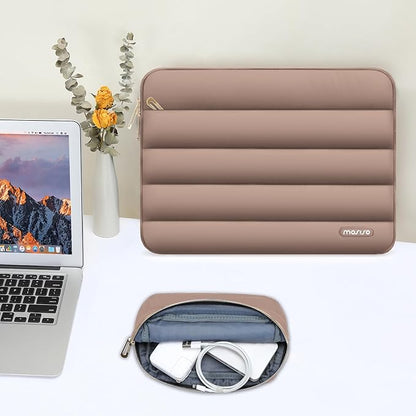 MOSISO 13.3 inch Laptop Case, 13-13.3 inch Puffy Laptop Sleeve Compatible