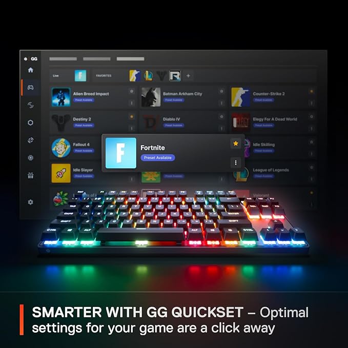 SteelSeries Apex Pro TKL Gen 3 OmniPoint 3.0 HyperMagnetic Switches —