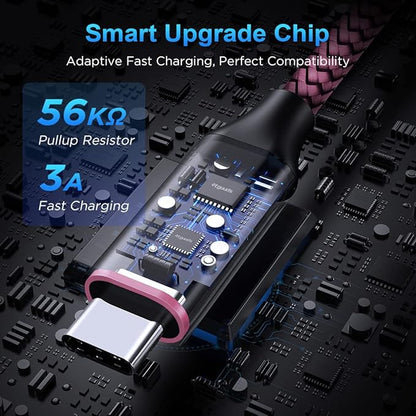 etguuds 6.6ft USB A to USB C Cable 3A Fast Charging,