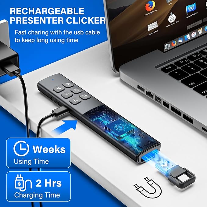 Presentation Clicker with Air Mouse