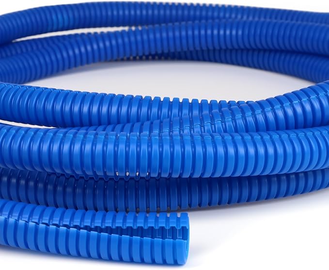 Split Wire Loom Tubing, 25ft Cord Protectors from Pets No Chew, Flexible Wire