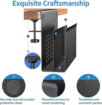 2 Tier Desk side storage, Desk Laptop Holder