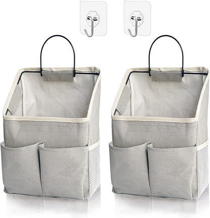 2 Pack Wall Hanging Storage Bag, Wall Hanging Organizer