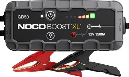NOCO Boost GB50: 1500A UltraSafe Jump Starter – 12V Lithium Battery Booster Pack