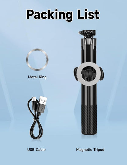 Magnetic Phone Tripod, Portable Cellphone Stand