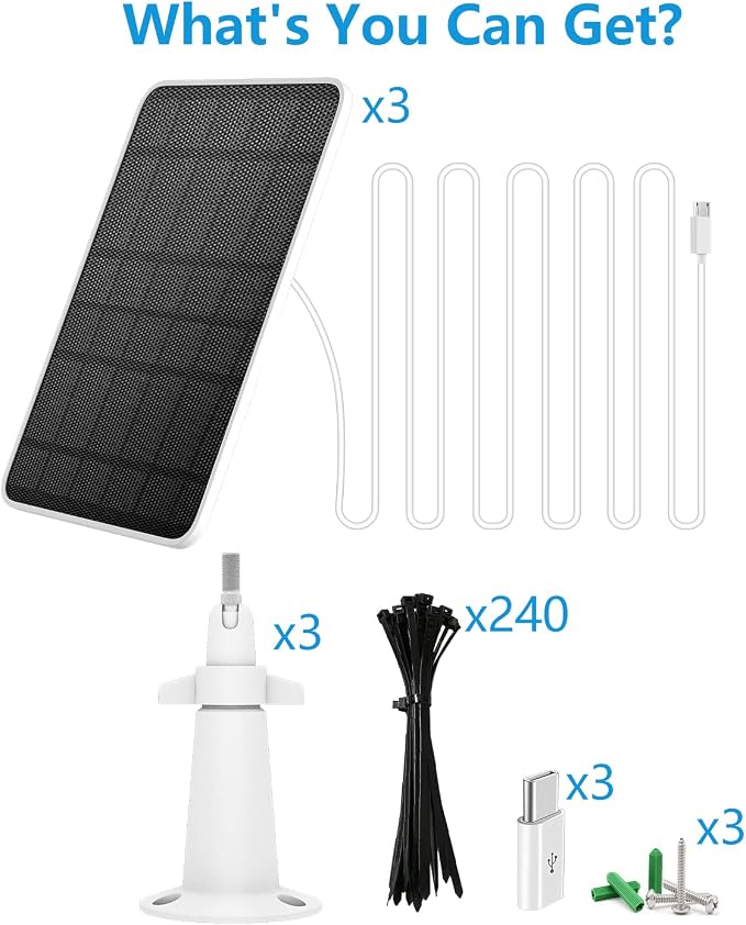 Solar Panel Charger Compatible