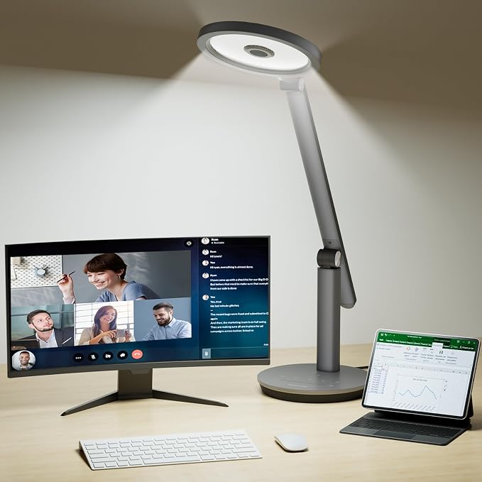 Honeywell Desk Lamp for Home Office, H6 Sunturalux™ Eye-Caring Led Desk Light