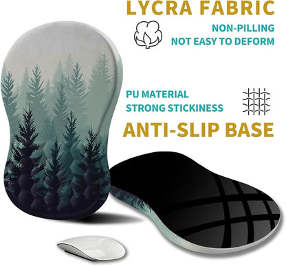 Hokafenle Ergonomic Mouse Pad Wrist Support, Wrist Rest Mousepad