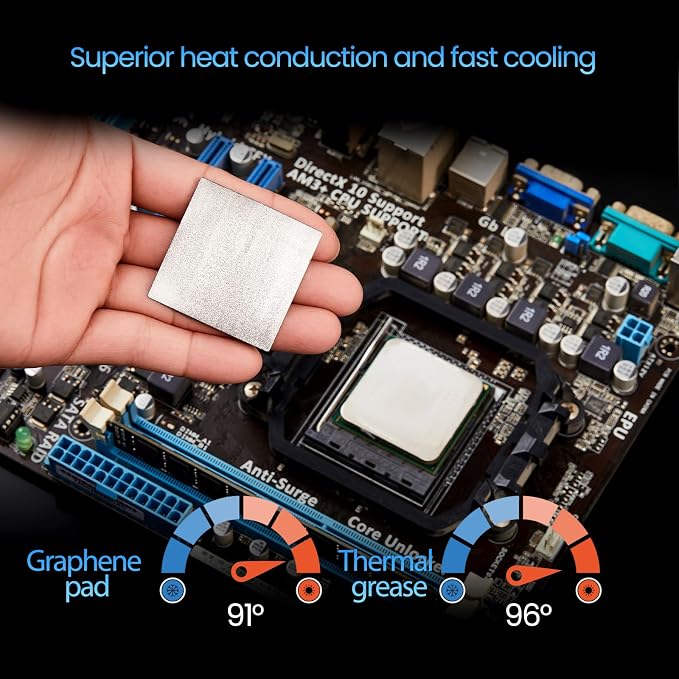 Thermal Pad, 68 * 51 * 0.2mm, Graphene Thermal Pads