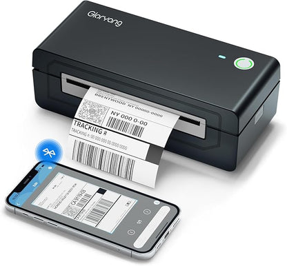 Bluetooth Thermal Shipping Label Printer, 4X6 Inkless Label Machine