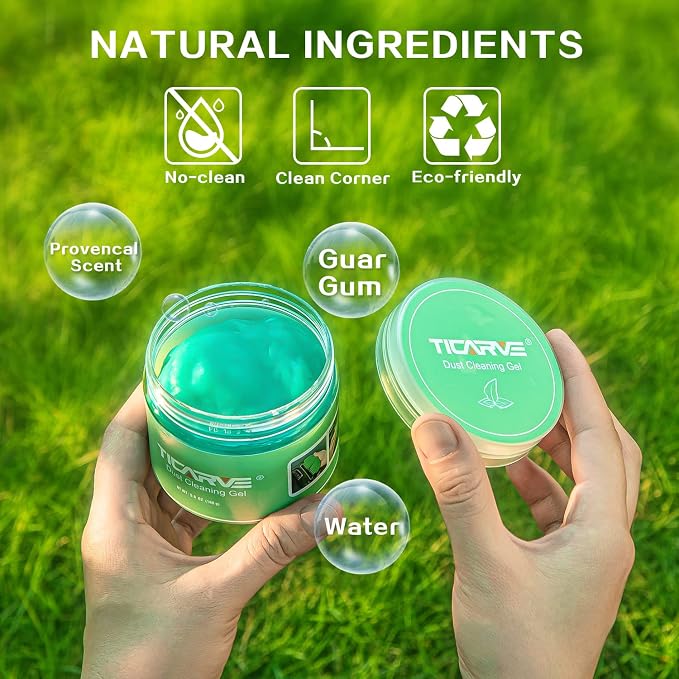 TICARVE 2Pack Cleaning Gel for Car Detailing Vent Cleaner Cleaning Putty Gel