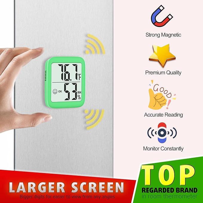 Antonki 2 Pack Room Thermometer