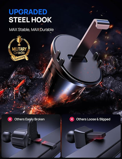 Car Phone Holder Mount for Air Vent, 360° Adjustable Vent Clip, Compatible