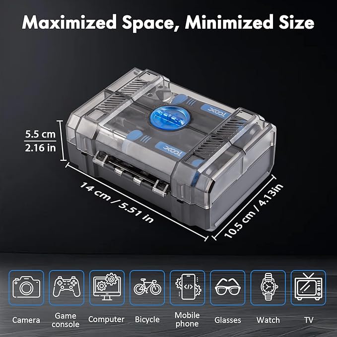 XOOL 78PCS Ratchet Screwdriver Set, Precision Bits, 1/4" Sockets, Magnetic Tools
