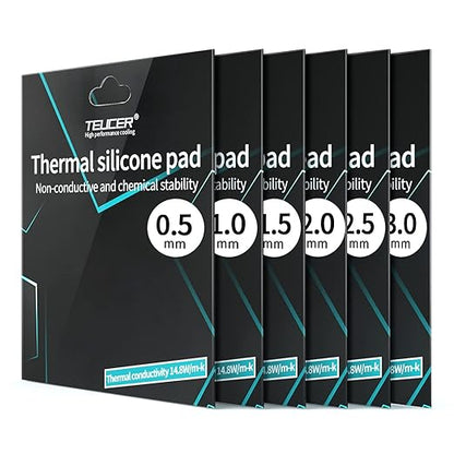 Thermal Pad 14.8 W/mK, Non Conductive Heat Resistance High Temperature