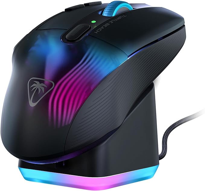 Turtle Beach Kone XP Air Wireless Customizable Ergonomic RGB Gaming Mouse