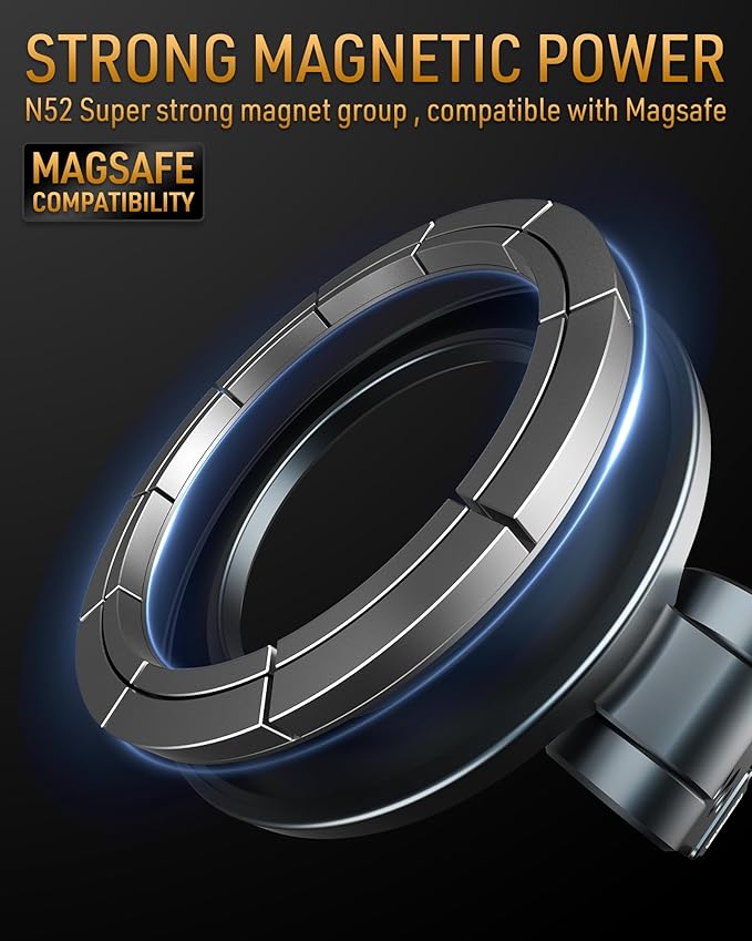 Magnetic Tripod Phone Mount, Travel Phone Grip