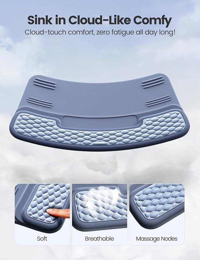 Vaydeer Wrist Rest with Keyboard Stand, Computer Wrist Support Pad, Ergonomic