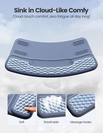 Vaydeer Wrist Rest with Keyboard Stand, Computer Wrist Support Pad, Ergonomic