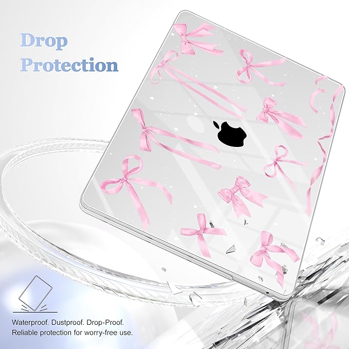 Case for MacBook Pro 13 inch with/Without Touch Bar, Hard Shell + Keyboard