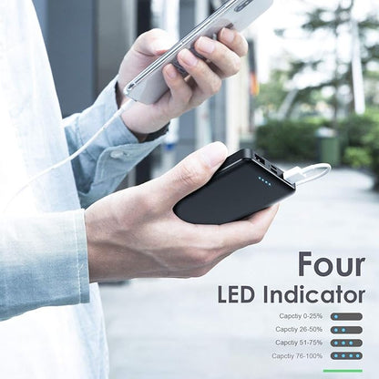 Portable Charger Power Bank 10000mAh, Ultra Slim Portable Phone Charger