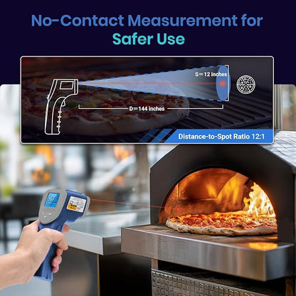 Etekcity Infrared Thermometer 1080, Heat Temperature Temp Gun
