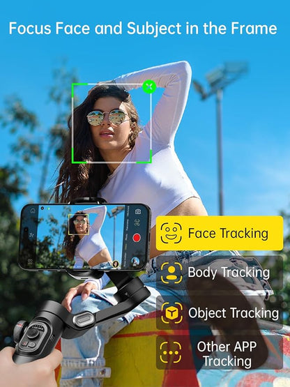 Phone Gimbal Stabilizer 3-Axis Smartphone Foldable Handheld Gimbal