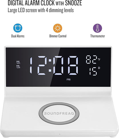 Soundfreaq Charge Rise II, SFQ-20: Digital Alarm Clock,