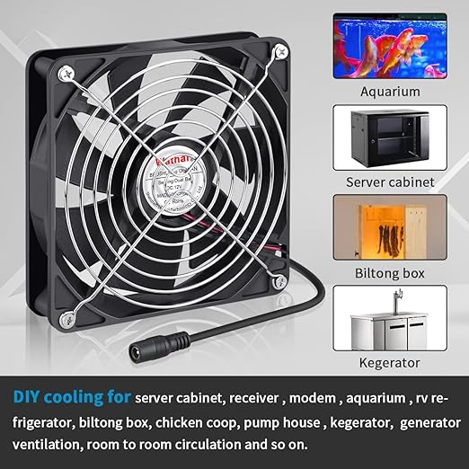 Wathai 140mm x 25mm Computer Fan